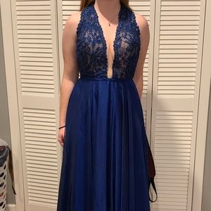 Royal Blue prom dress